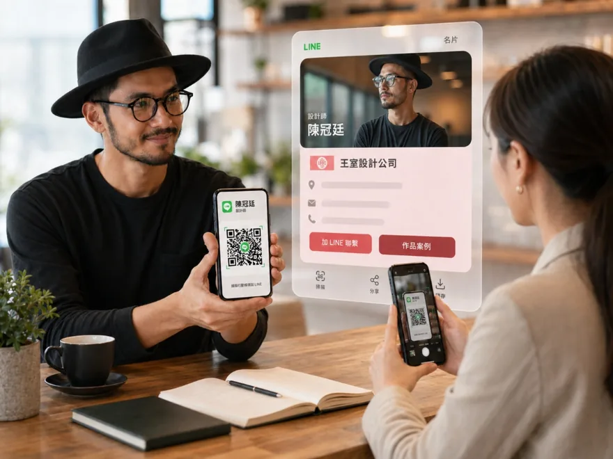 LINE 數位名片範例